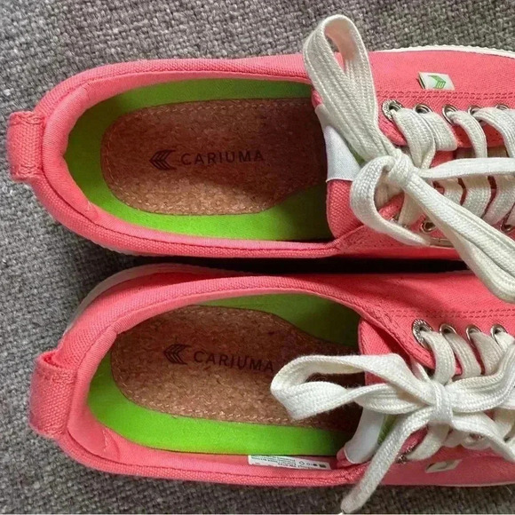 Cariuma OCA Low Canvas In Pink Women’s 10/ Men’s 8.5 New Without Tags! - Picture 8 of 10